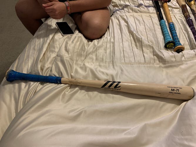 Used Marucci Wood M-71 Bat (-3) 29 oz 32"