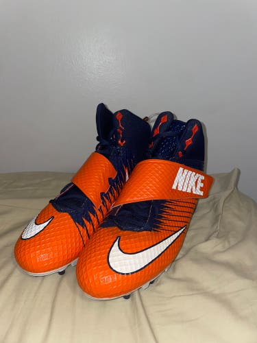 Nike Lunarbeast Strike PRO TD Men's Football Cleats 847554-808 Size 16 Orange/BK