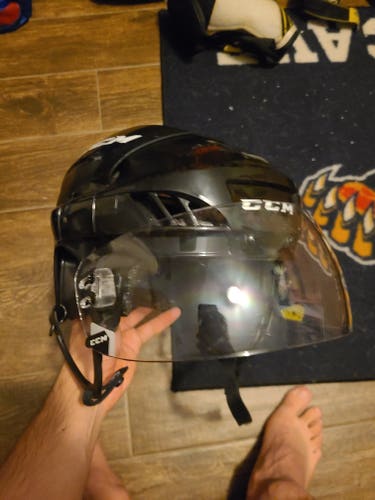 Used Medium CCM FL40 Helmet with visor