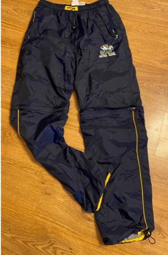 Notre Dame adustable warm up pants