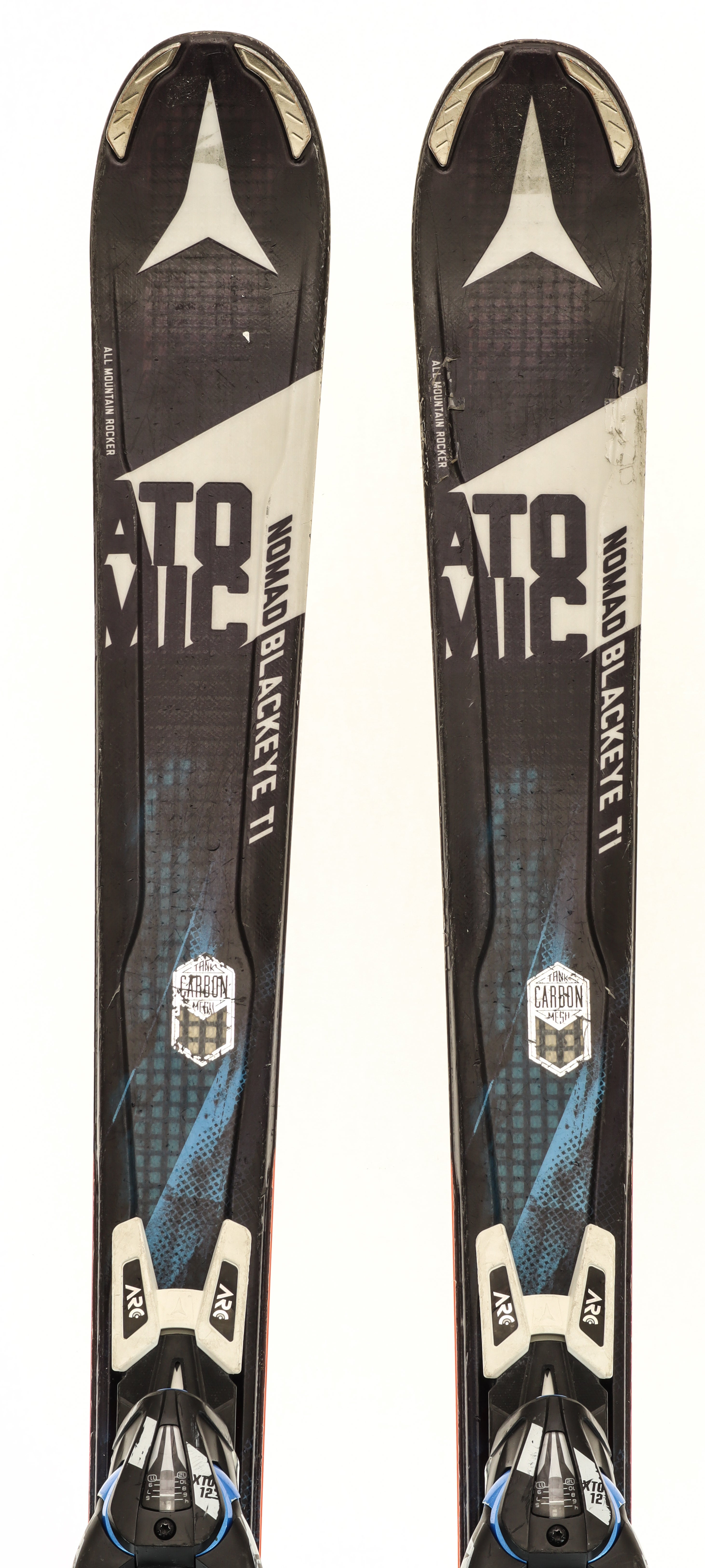 Used 2016 Atomic Nomad Blackeye Ti Demo Ski with Bindings Size 167