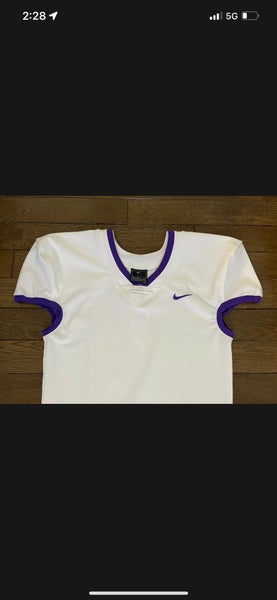 Nike Youth Recruit Practice Football Jersey - White - L (Large)