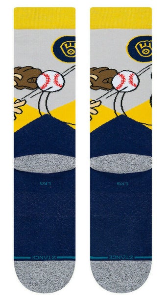 Milwaukee Brewers Stance Infiknit Color Crew Socks