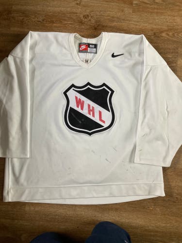 Vintage WHL Nike Practice Jersey with Fight Strap