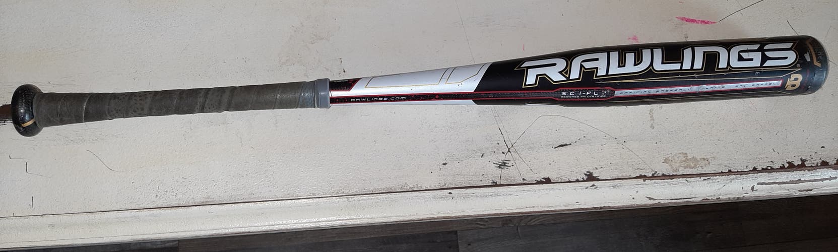 Used BBCOR Certified Rawlings Alloy Trio Bat (-3) 29 oz 32"
