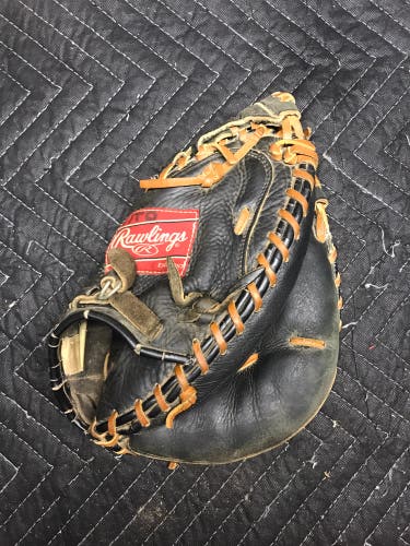 Rawlings Broken In Black Catcher's 31.5" Renegade Baseball Glove