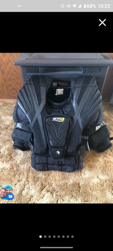 Used Small Brian's Sub Zero 3 Goalie Chest Protector Pro Stock
