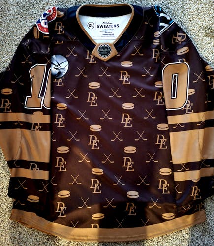 Louis Vuitton Themed Hockey Jersey