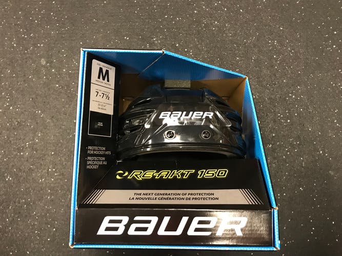 New Medium Bauer Re-Akt 150 Helmet Pro Stock - Last One!!