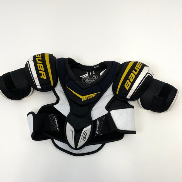 Used Bauer Supreme S150 Shoulder Pads Junior Large R279 SidelineSwap
