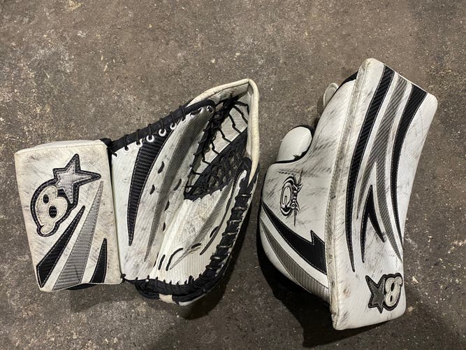 Used Brian’s Zero G Regular Intermediate Glove & Blocker Set