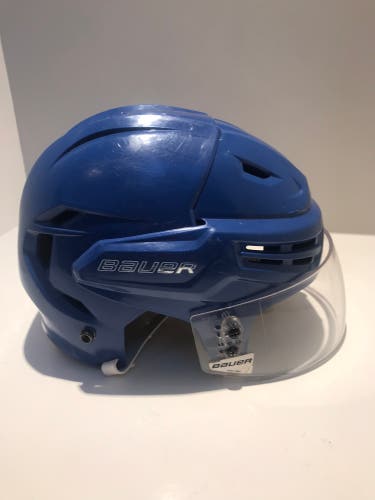 Used Medium Bauer Re-Akt Helmet With Visor
