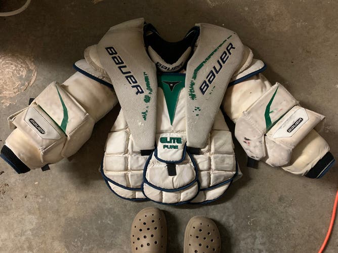 Large Bauer Elite Chest and Arm Protector