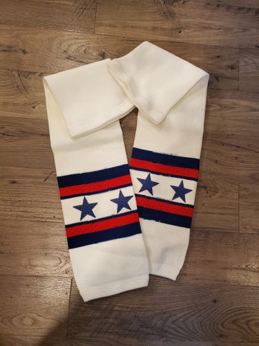 NEW - Vintage Hockey Socks - Team USA Stars & Stripes pattern