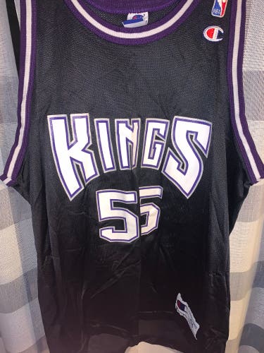 Jason Williams Kings Jersey Black/Purple #55 Adult L Size 44