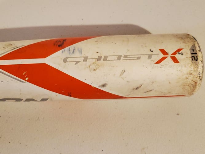 Used USSSA Certified Easton Ghost X Bat (-12) 15 oz 27"