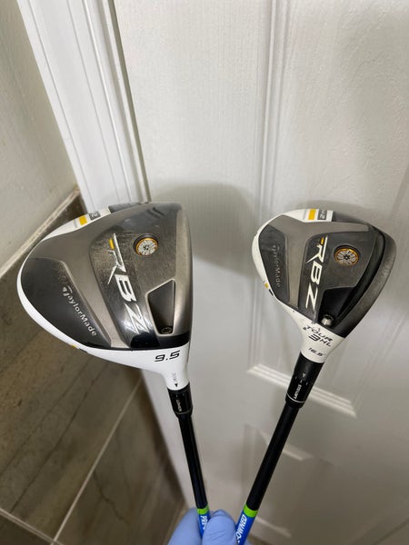 TaylorMade RBZ STAGE 2 Driver 10.5* &3 FairwayWood Stiff Flex Right Handed