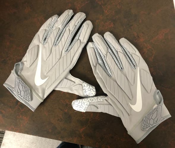 Gloves Nike Superbad 5.0 Gray & White - 3XL