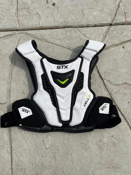 Used STX Cell IV Lacrosse Chest And Shoulder Pads SZ Large