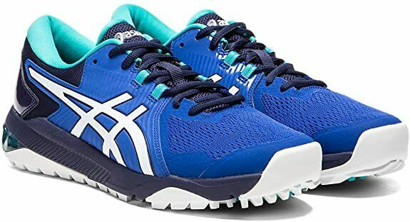 ASICS Men's Gel-Course Glide Golf Shoes, 10.5, ASICS Blue/White