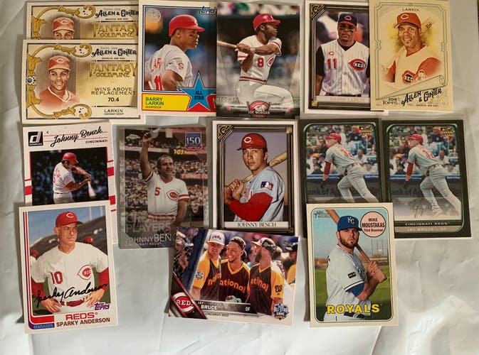 Cincinnati Reds Lot -Votto, Bench, De La Cruz Rapture Card