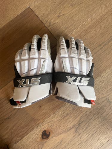 Used Player's STX 13" Rzr Lacrosse Gloves