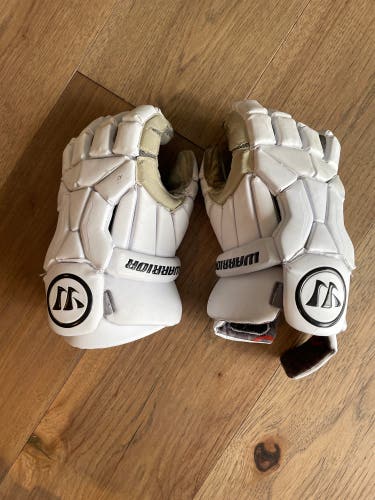Used Warrior 12" Burn Lacrosse Gloves