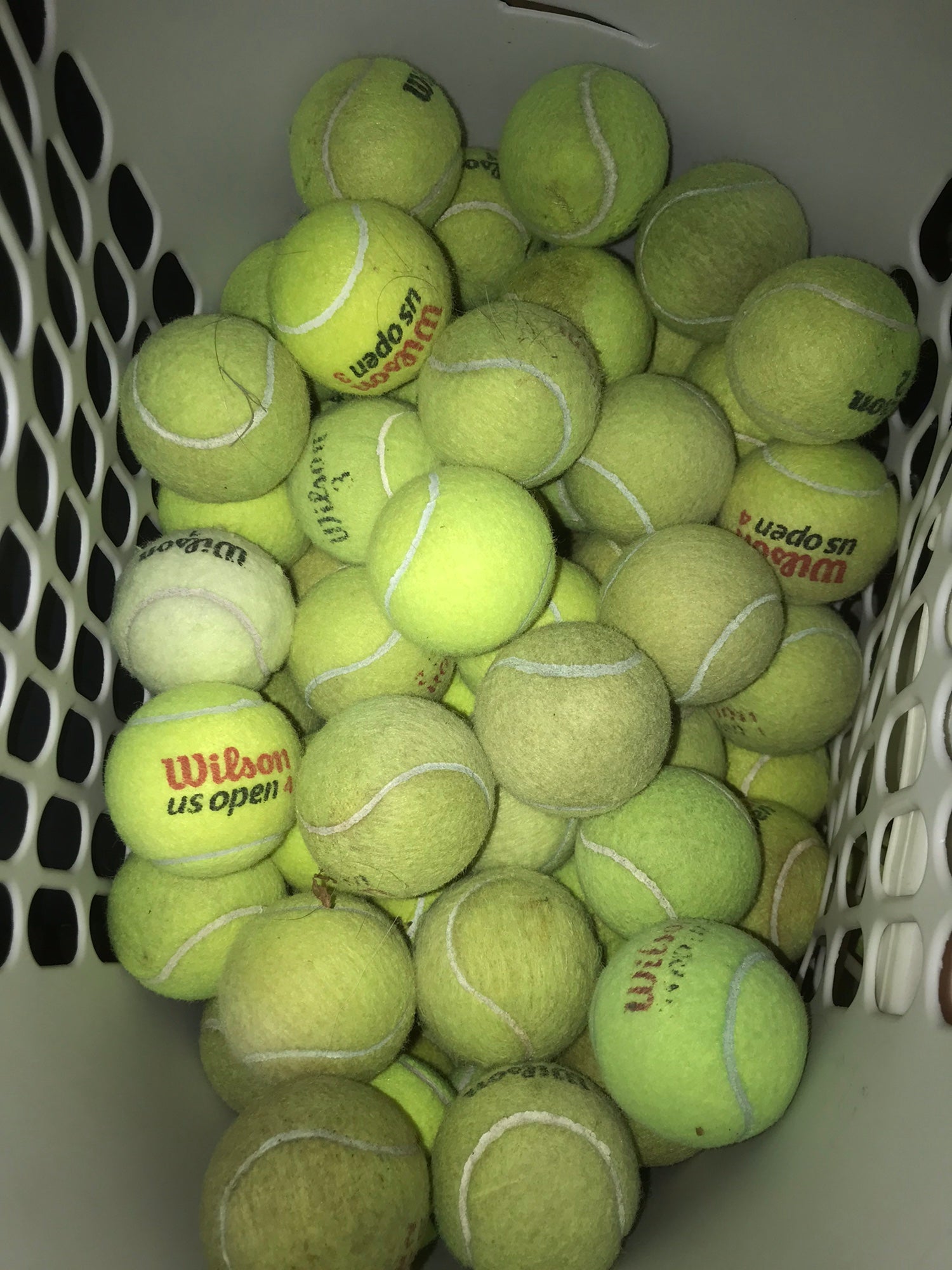 25 Used Tennis Balls 