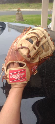 Used Rawlings Right Hand Throw First Base Pro Preferred Baseball Glove 12.5"