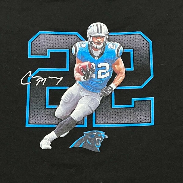 MENS NFL NIKE DRI FIT CAROLINA PANTHERS SHORT SLEEVE SHIRT BLUE 2XL XXL NWT