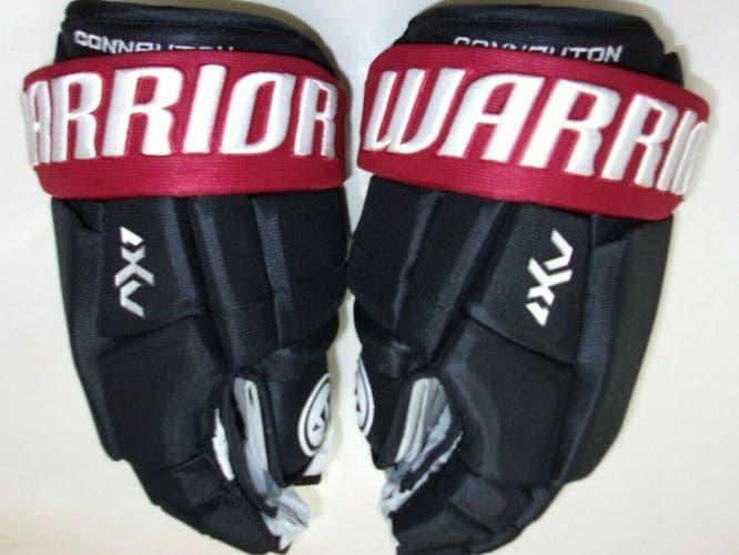 Arizona Coyotes Kevin Connauton game-worn 14-inch Warrior AX1 gloves from 2018-2019 season