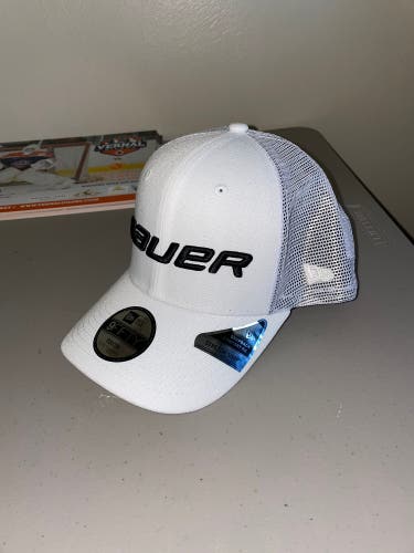 New Youth White Bauer Trucker Hat