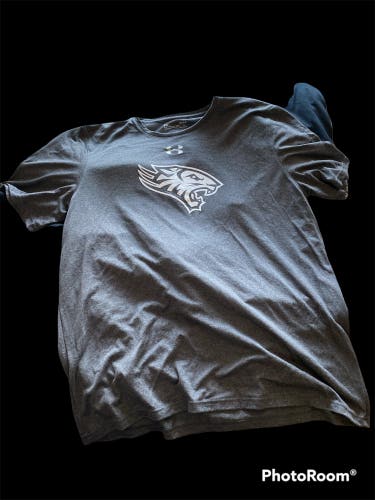 Towson #49 Gray Used L Under Armour Shirt