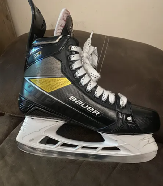 Senior Bauer Wide Width Size 10 Supreme 3S Pro Hockey Skates Fit2