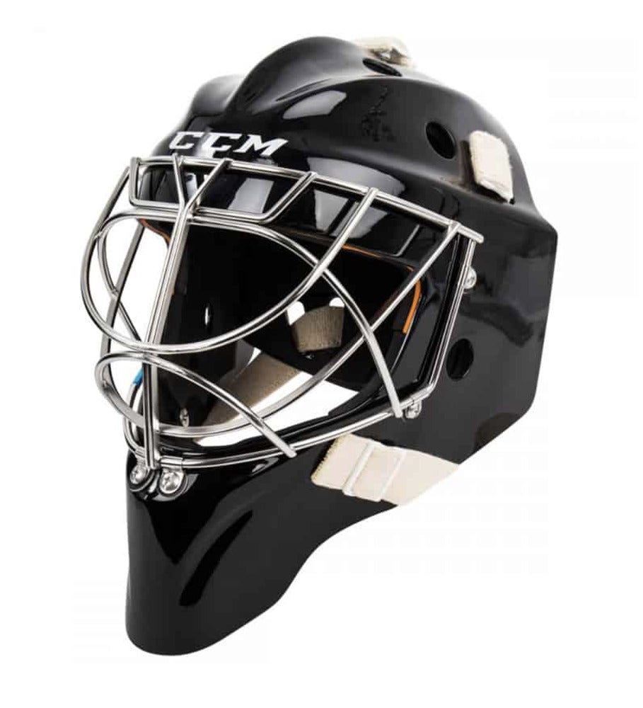 New CCM 1.9 Senior Ice Hockey Goalie Face Mask Large White helmet cat eye cage 