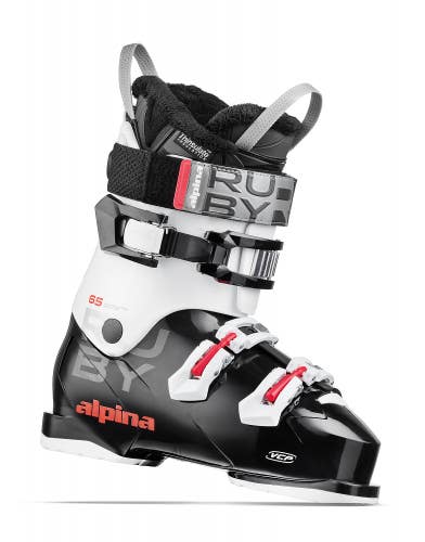 New Women's Alpina Ruby 65 Ski Boots Size 24.5 (SY924)