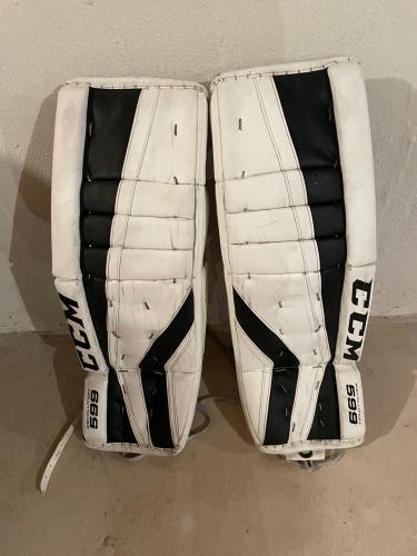 Ccm revolution 599 hockey goalie pads 33+1