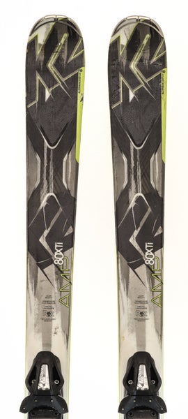 Used 2015 K2 AMP 80 XTi Demo Ski with Bindings Size 163 (Option 212177)