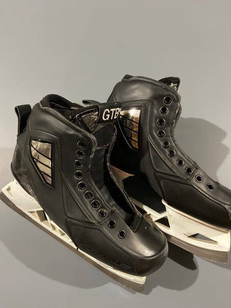 Used True Size 8 2 Piece Hockey Goalie Skates
