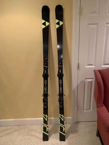 Skis Used Unisex 2019 Fischer Racing RC4 World Cup GS With Bindings