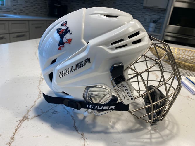 Used Player's Bauer Helmet