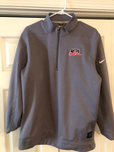 Nike USA Hockey Quarter Zip Sweatshirt