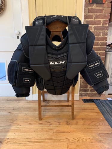 Used Medium CCM Premier R1.9 Goalie Chest Protector