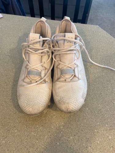White Men's Size 10 Freeze Lacrosse Cleats
