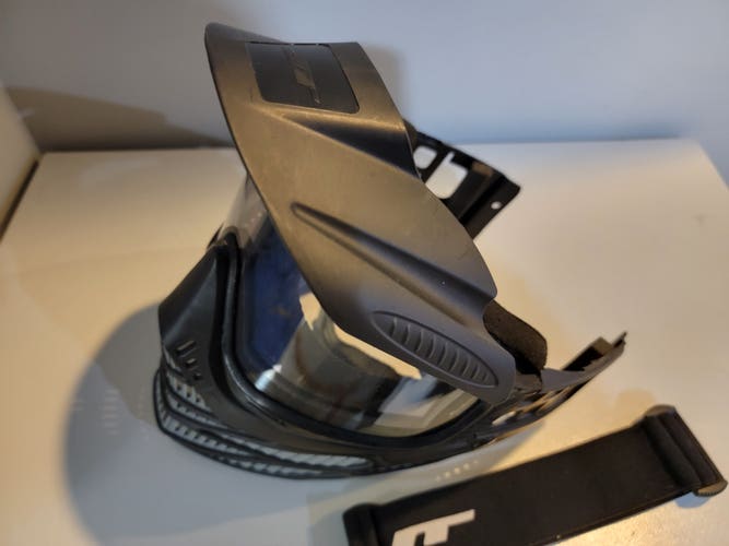 Used JT Flex 8 Black and grey paintball mask