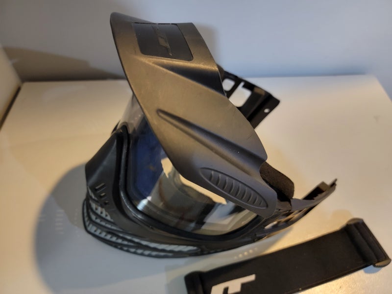 Used JT Flex 8 Black and grey paintball mask