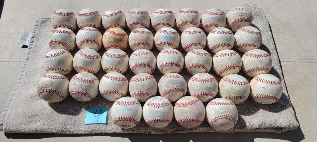 Used Rawlings Official Minor League Baseballs 36 Pack (3 Dozen)