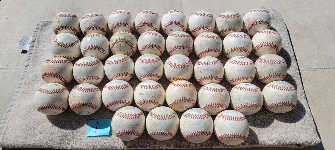Used Rawlings Official Minor League Baseballs 36 Pack (3 Dozen)