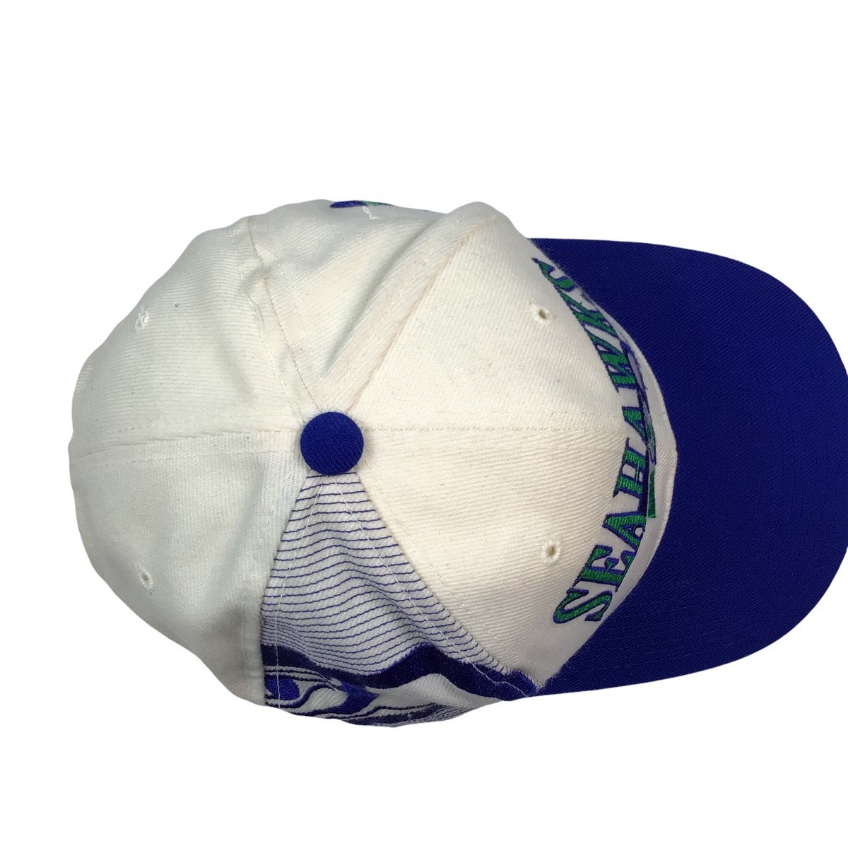 Vintage Seattle Seahawks NFL Alumni Stapback Strap Rope Cap Hat New Oldstock