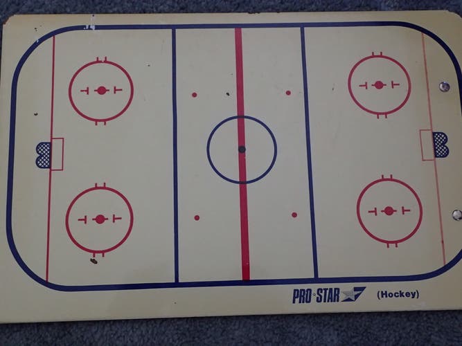 New Ice Hockey Dry Erase Coaches Board 14.5" x 9.5"  (Coaches training aid